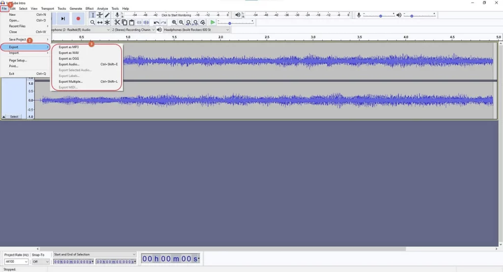 Part 3: Use Audacity for Free to Convert Video to Audio [Windows, Mac, and Linux] Step1: Installing Supported Tools