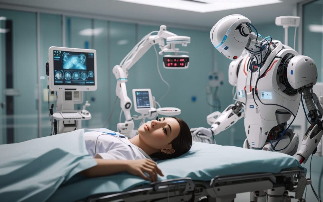 Ai robot is helping in hospital